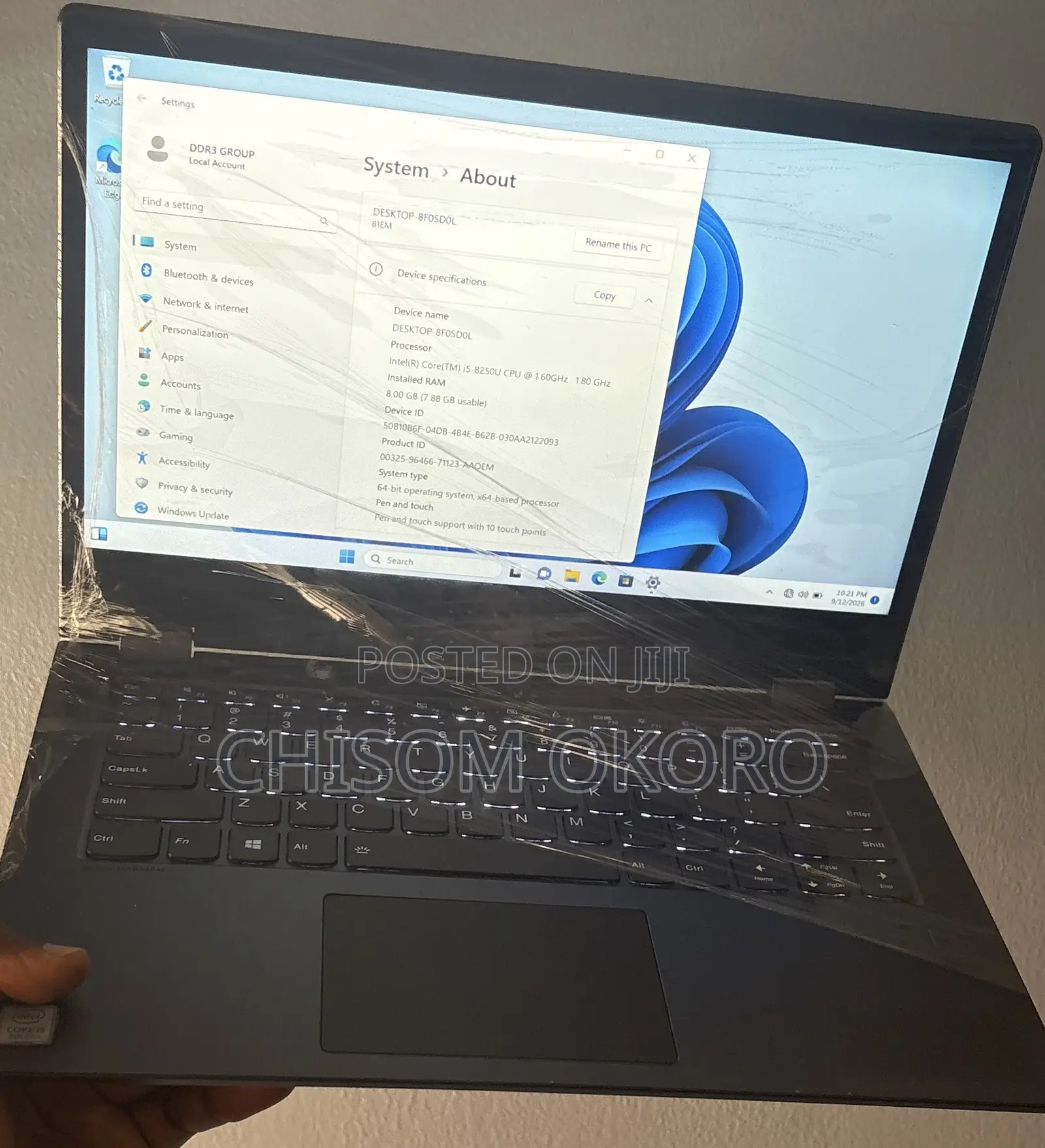 Laptop Lenovo IdeaPad Flex 14 8GB Intel Core i5 SSD 256GB