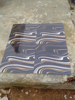 Super Gloss Black 40cm by 40cm Floor Tiles