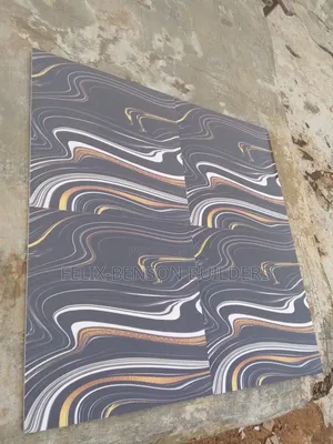 Super Gloss Black 40cm by 40cm Floor Tiles
