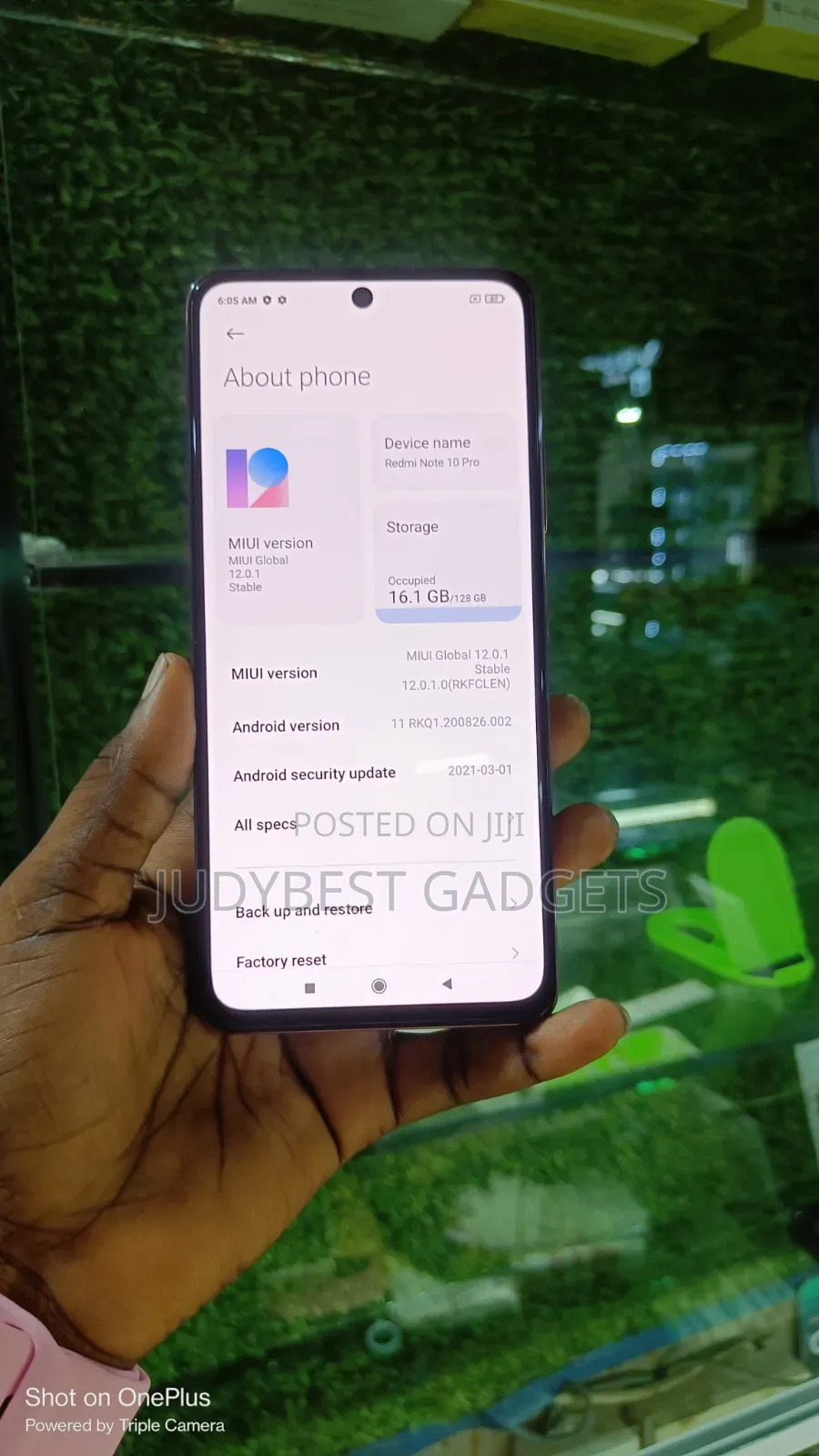 Xiaomi Redmi Note 10 Pro 128 GB Gold