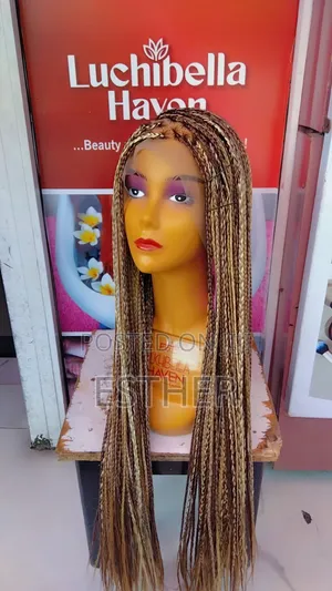 Braided Bone Straight Wig