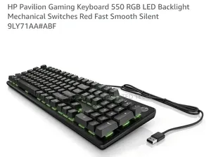 HP Pavilion Gaming Keyboard 550 RGB LED Backlight Mechanical Switch