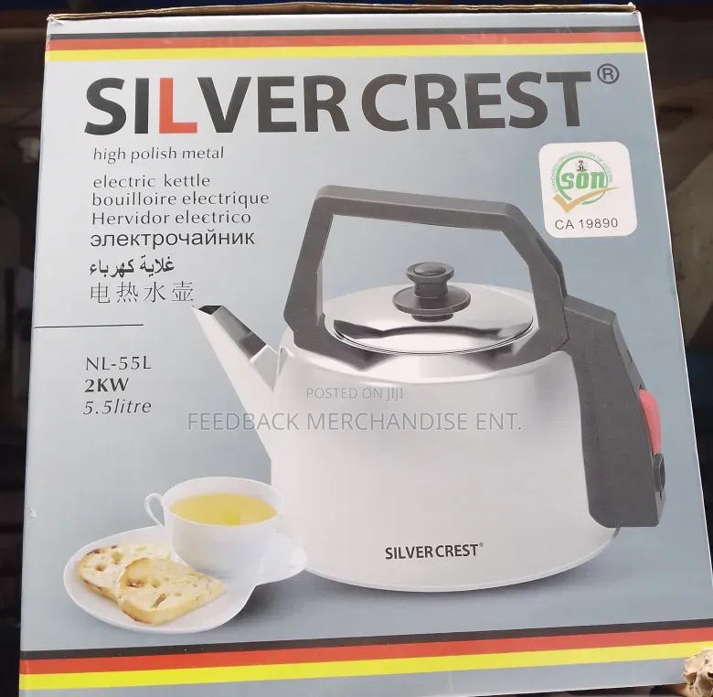 Silver Crest Electric Kettle (5.5 Litres)