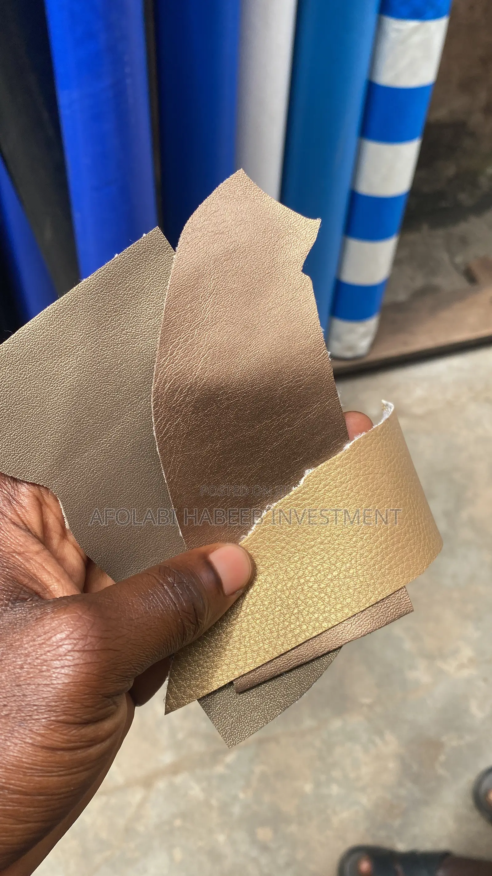 Quality Leather Material for Sofa Chair Per Yard
