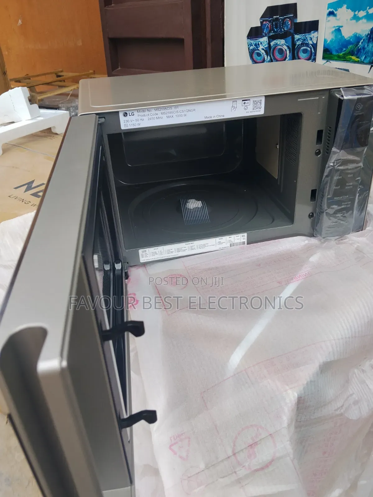 New LG 25L Smart Inverter Microwave Oven Digital (MS2595CIS MODEL)