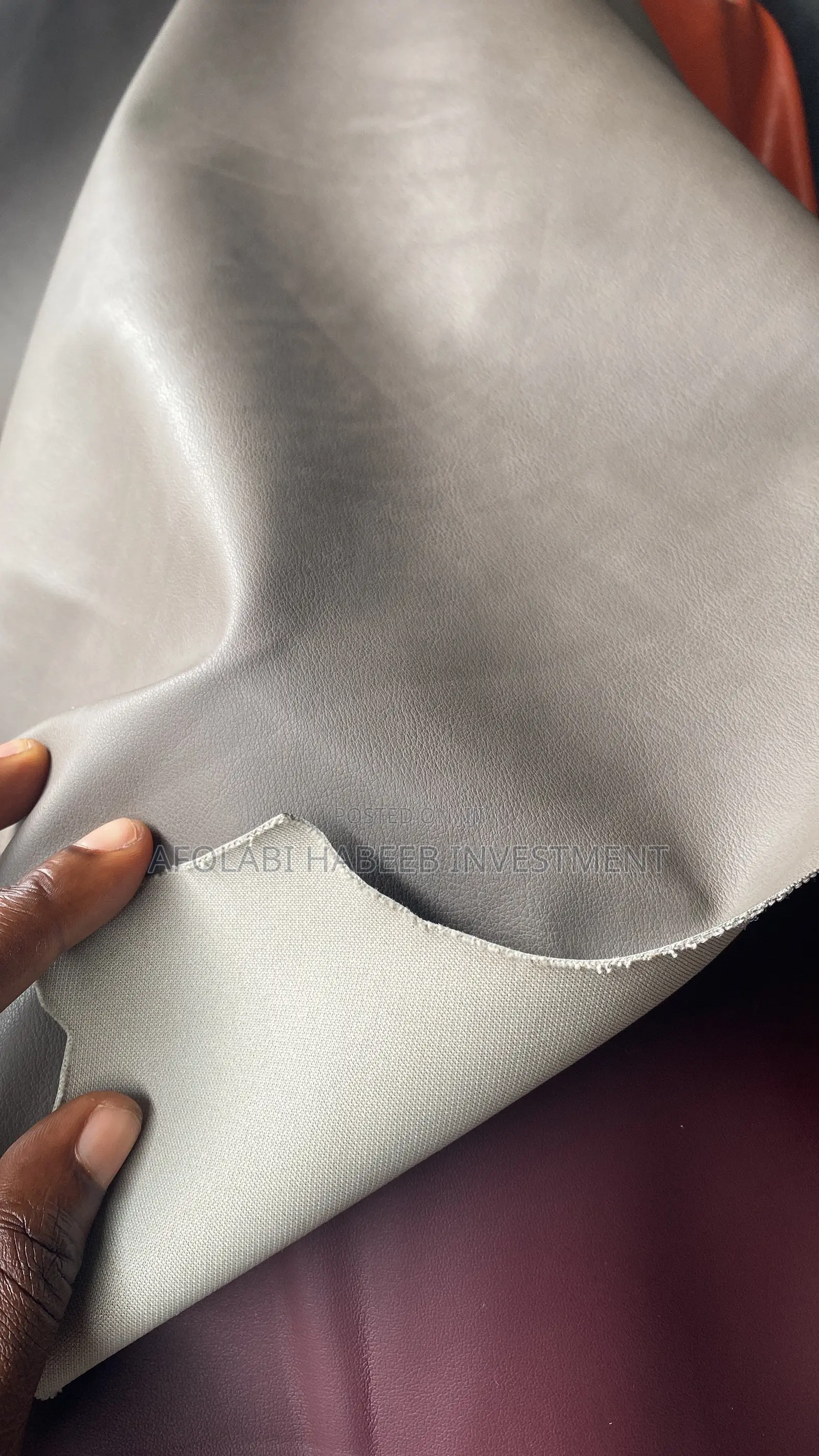 Quality Leather Material for Sofa Chair Per Yard