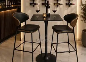 Durable Wooden Bar Table and Chairs