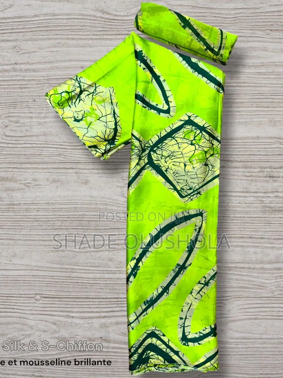 Silk and Chiffon Material