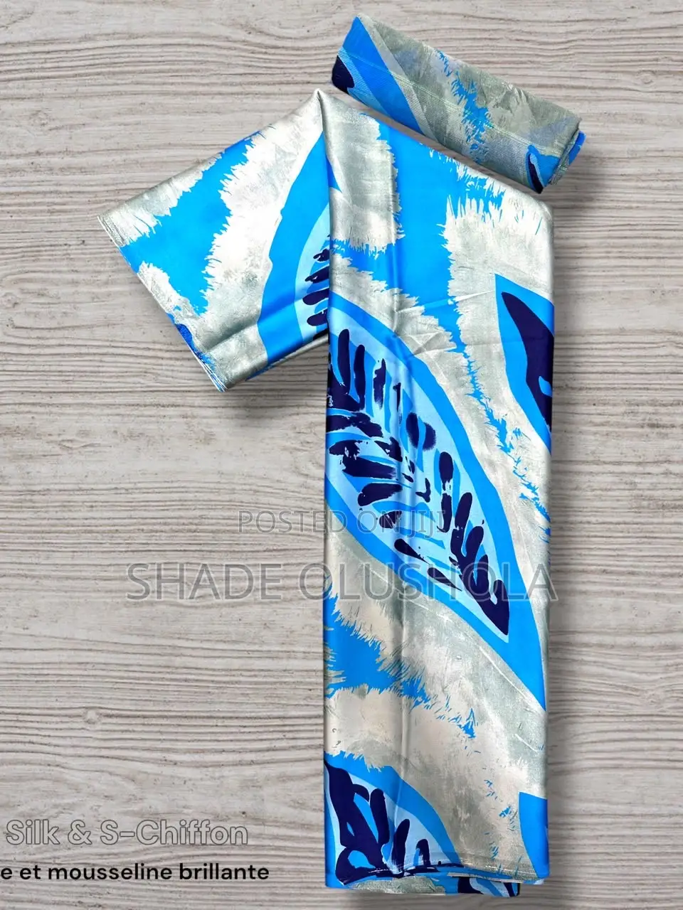 Silk and Chiffon Material
