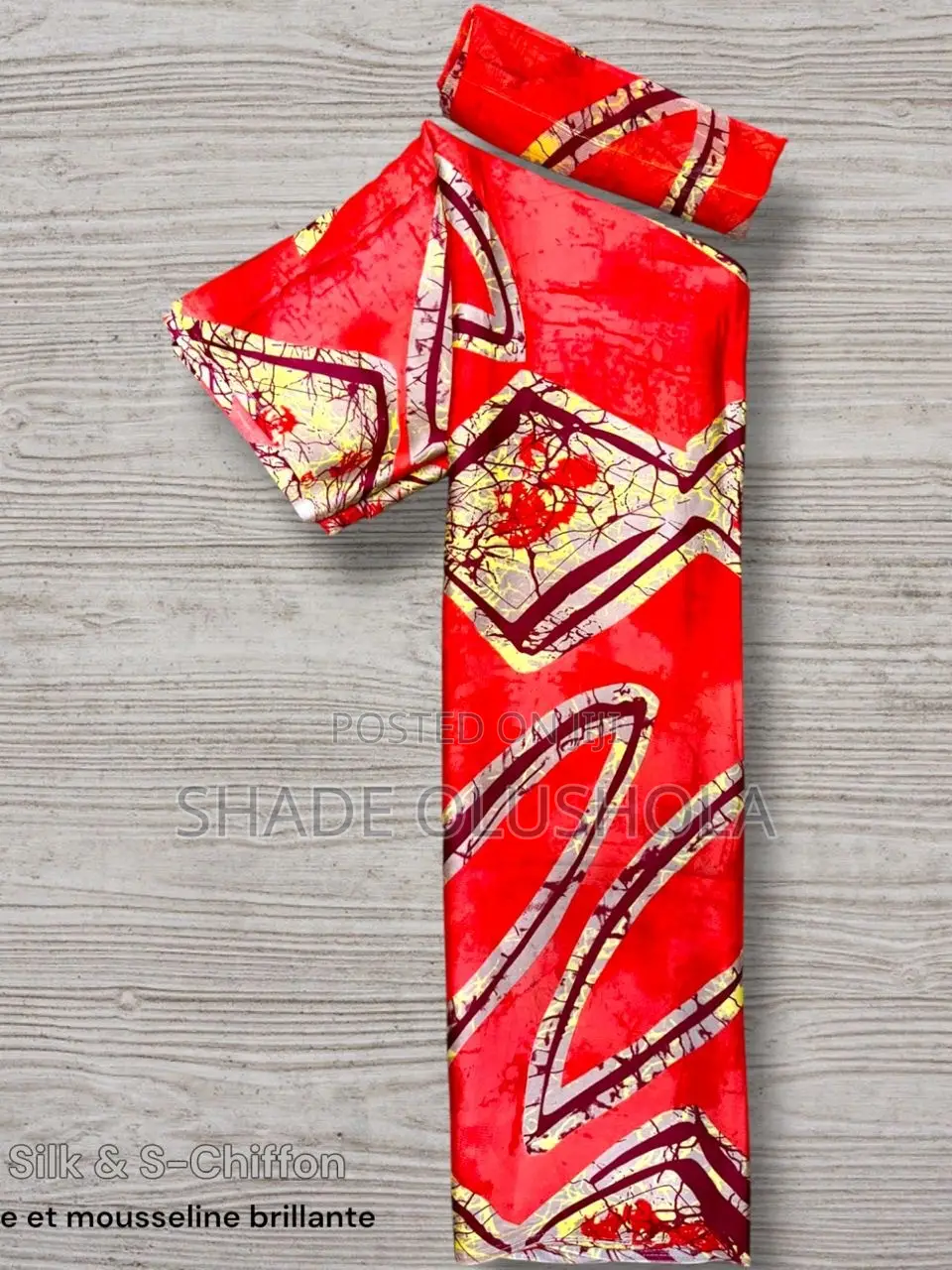 Silk and Chiffon Material