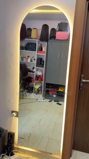 Stylish Mirror Frame With Lightnings