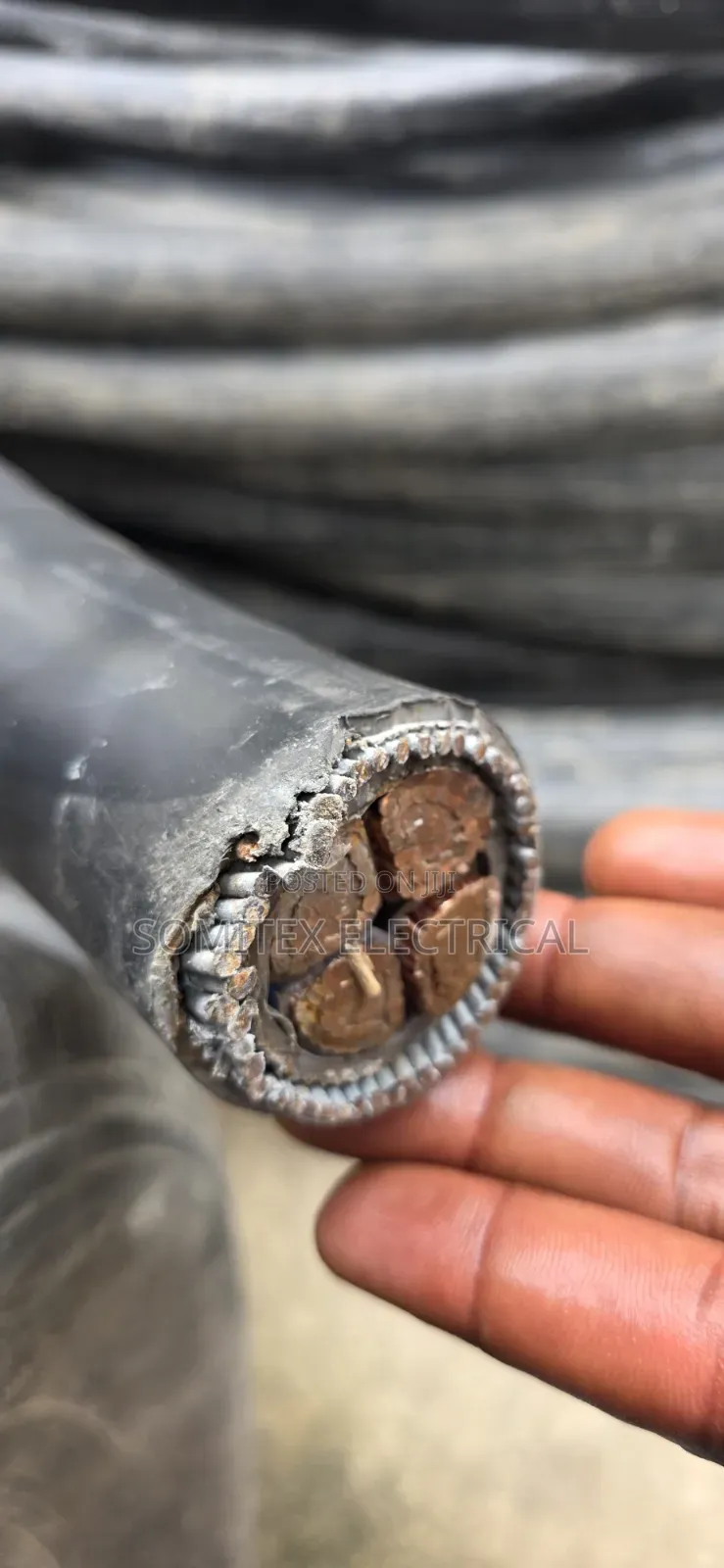 95mmx4core Amoured Electric Coleman Wires and Cable