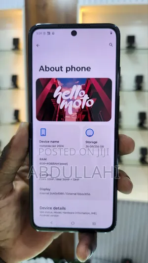 New Motorola Razr 50 256 GB Black