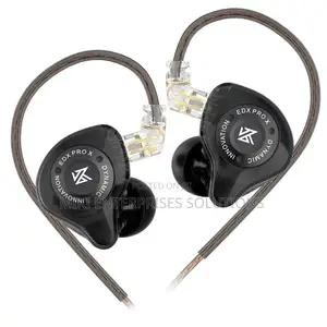 KZ EDX Pro X in Ear Headphones With Mic-Black