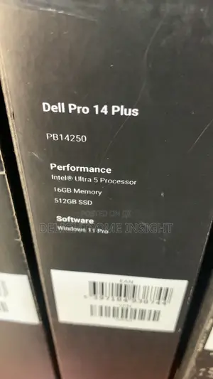 New Laptop Dell Pro Plus 14 16GB Intel Core Ultra 5 SSD 512GB