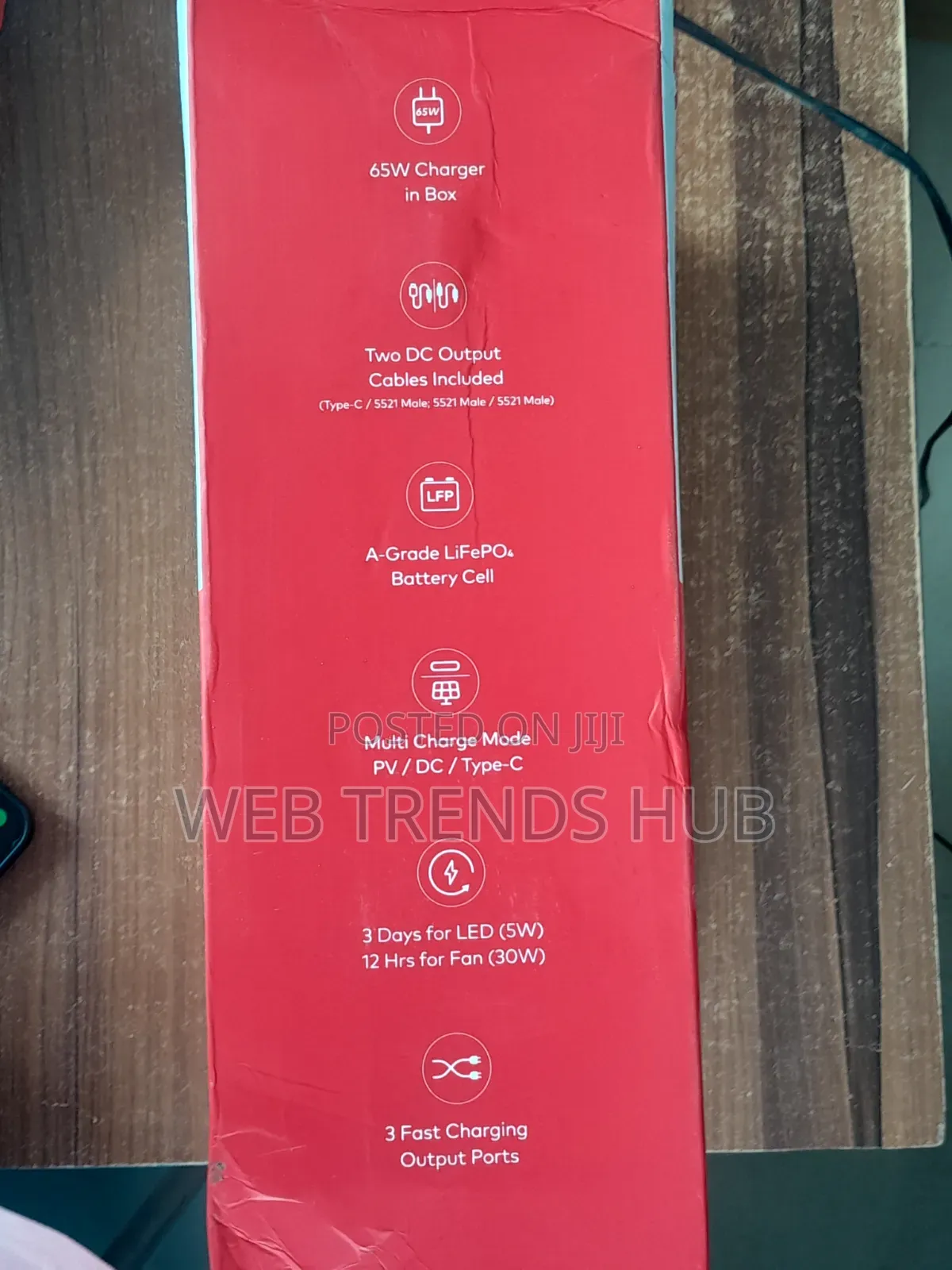 Itel Energy IESS-320T 100,000mAh Power Station (130W)