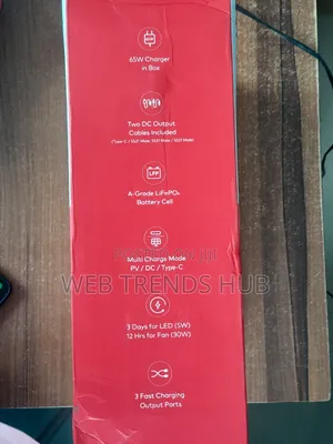 Itel Energy IESS-320T 100,000mAh Power Station (130W)