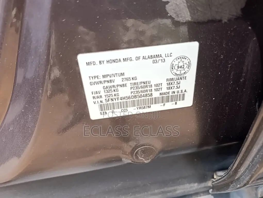 Honda Pilot 2013 Black