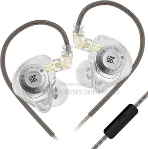 KZ EDX Pro X in Ear Headphones With Mic-Crystal