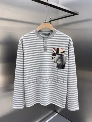 Designer Graphic Long-Sleeve Tops & Polos | Multiple Styles