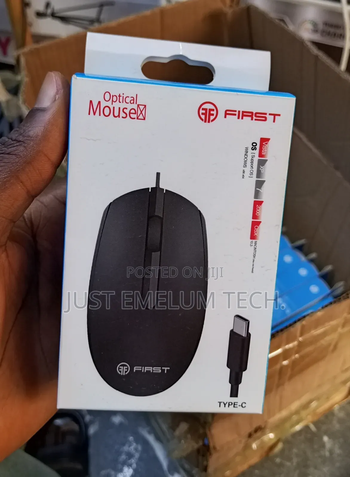 Type C Wired Optical Mouse