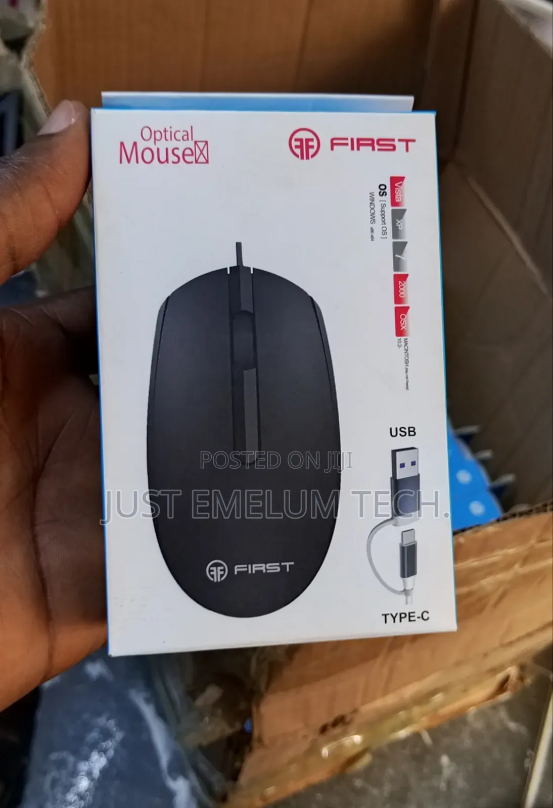 Type C Wired Optical Mouse