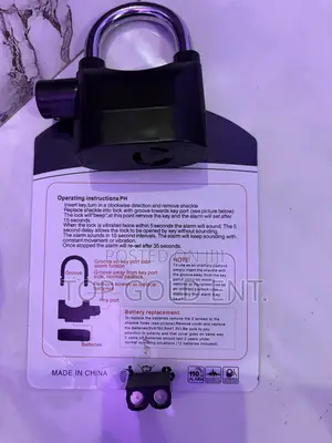 Alarm Security Padlock