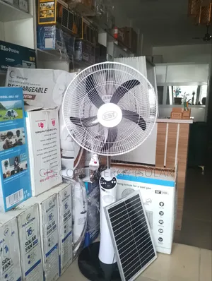 Est 18" and 16"Solar-Rechargeable Fan