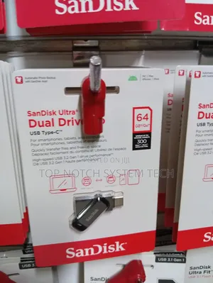 SanDisk Ultra Drive 64GB USB Type C-300mb/S for iPhone and Laptop