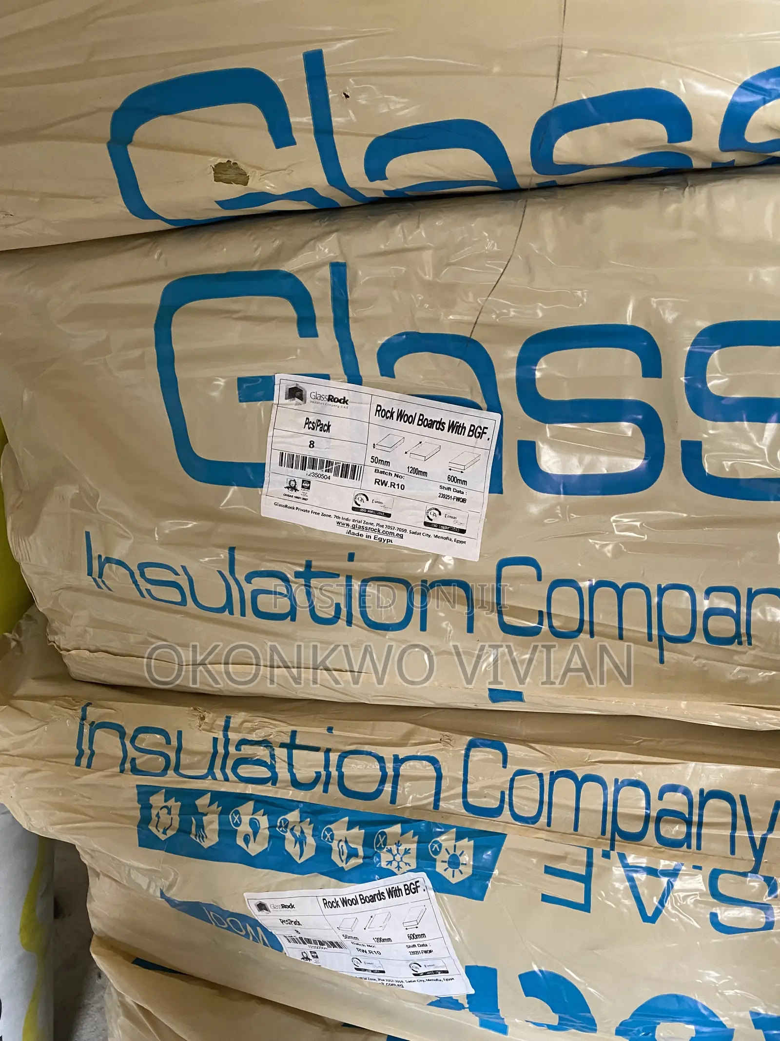GlassRock Slab Rockwool 50mm
