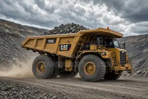 Cat 789C Rigid-Frame Mining Dump Truck (Off-Highway Haul Truck).