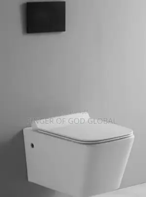 Modern One-Piece Wall Hung Toilet Suite