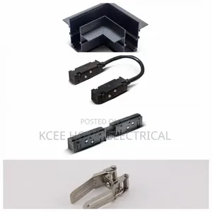 Magnetic Track Light Angle Connector & Spring Clip – Accessories