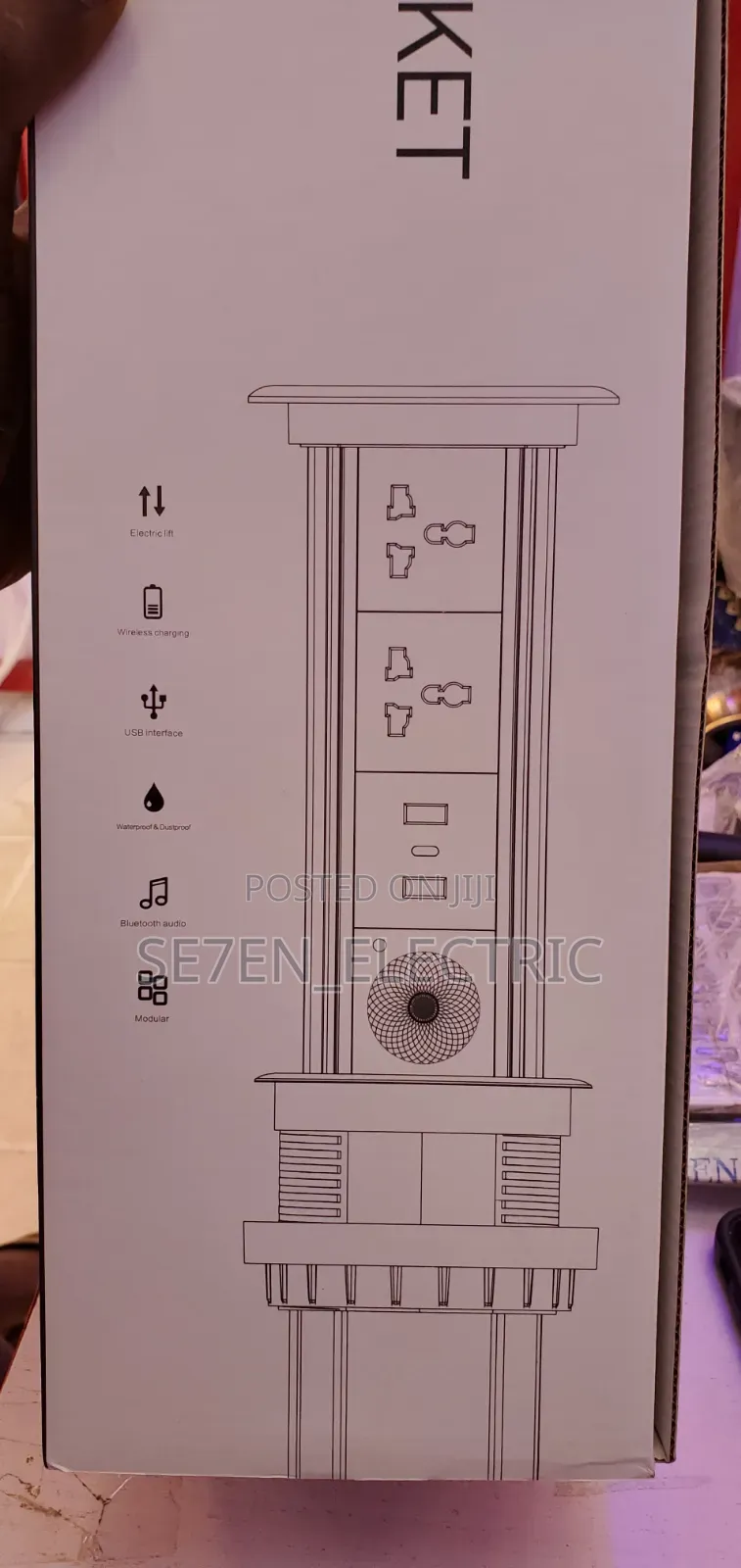 Electrical Lifting Switches and Socket With Wireless Charging