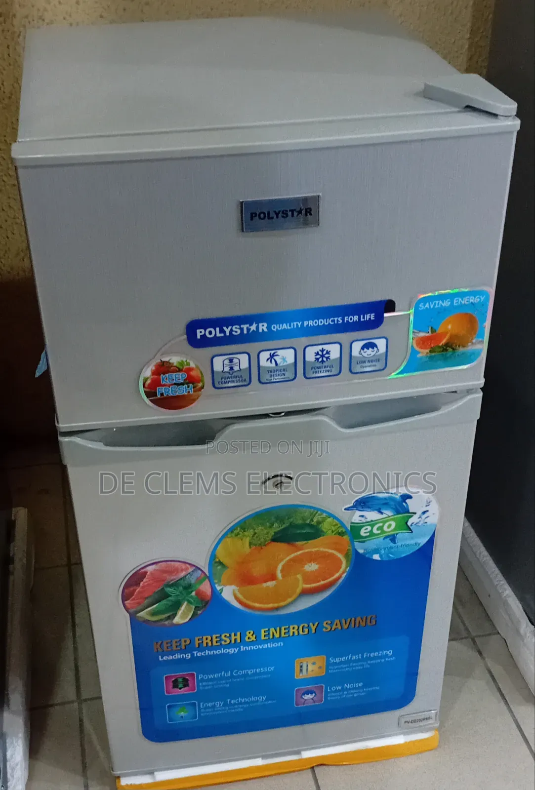 Polystar Double Door Fridge