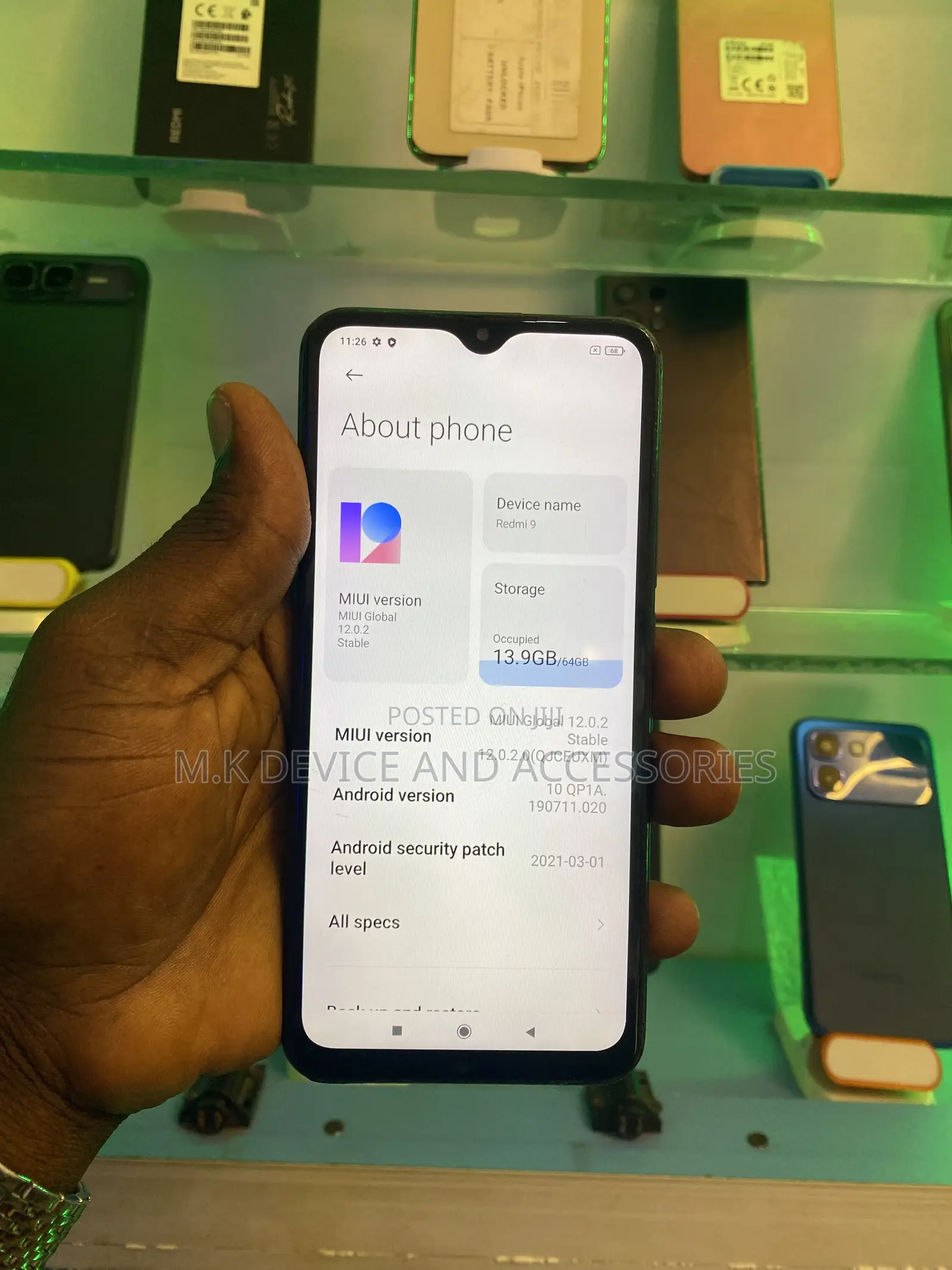 Xiaomi Redmi 9 64 GB Black