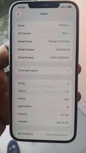 Apple iPhone 12 Pro Max 512 GB Gray