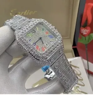 Stoned Cartier Wristwatch