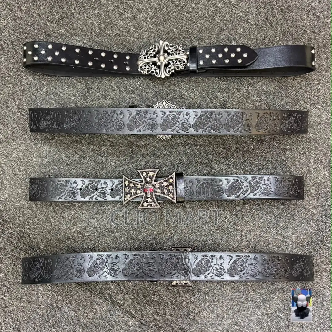 Designer Gothic & Studded Leather Belts | Multiple Styles