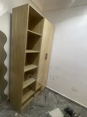 Modern Light Oak Wood Wardrobe