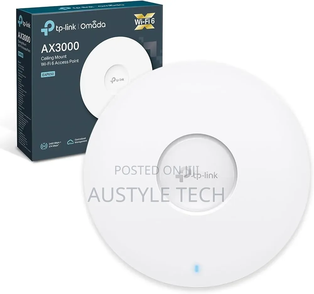 TP-Link Eap650 Ax3000 Ceiling Mount Wi-Fi 6 Access Point