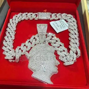 VVS Moissanite Cuban Diamond  Necklace for Men’s