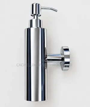 Wall-Mounted Stainless-Steel Liquid Soap Dispenser