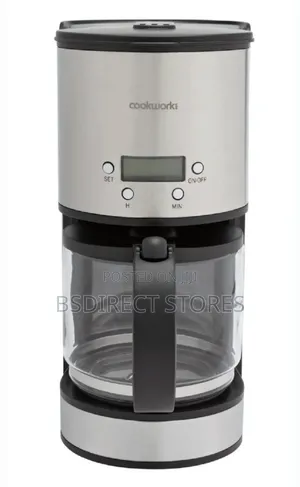 Cookworks Filter Coffee Machine With Timer 12 Cups Capacity
