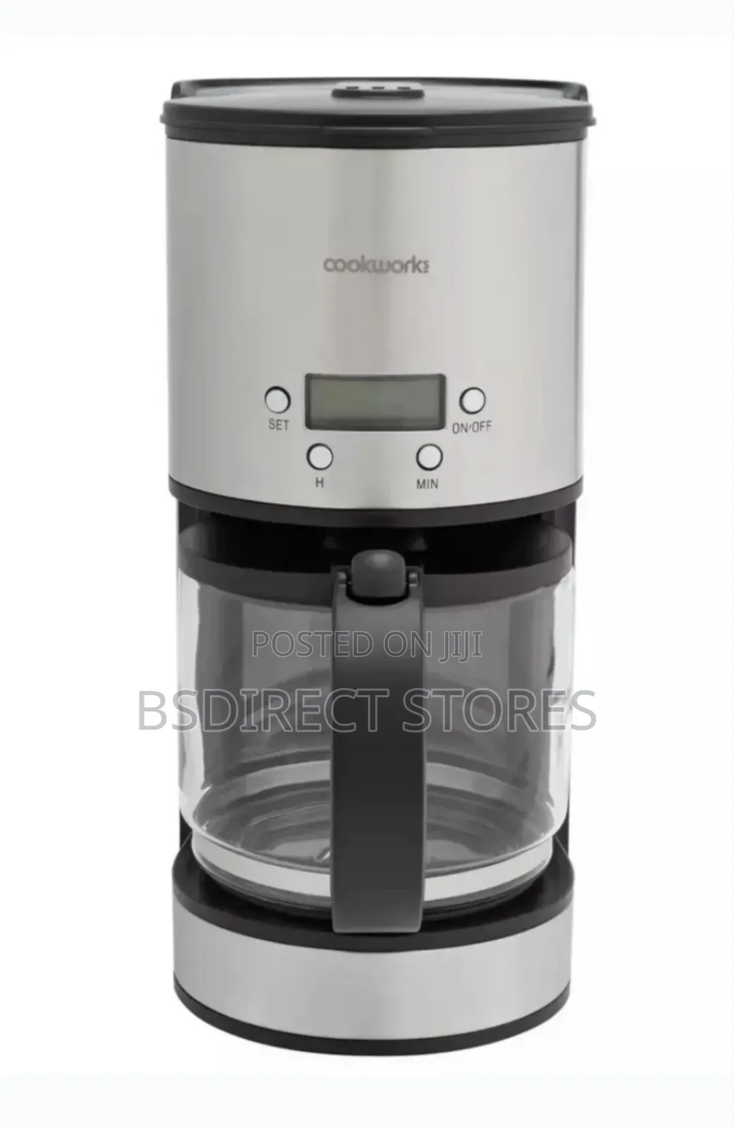 Cookworks Filter Coffee Machine With Timer 12 Cups Capacity