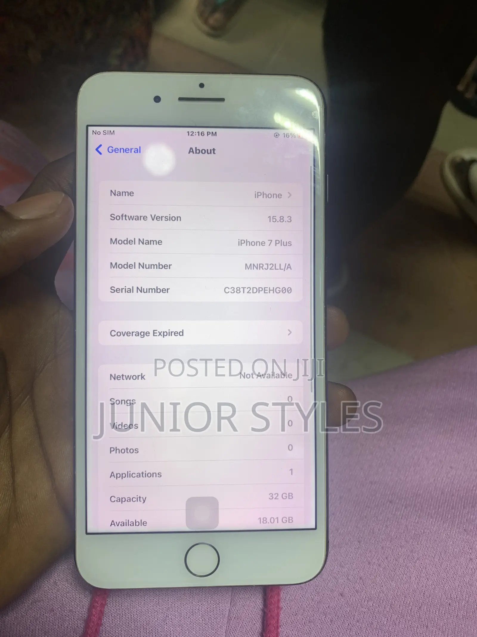 Apple iPhone 7 Plus 32 GB Black