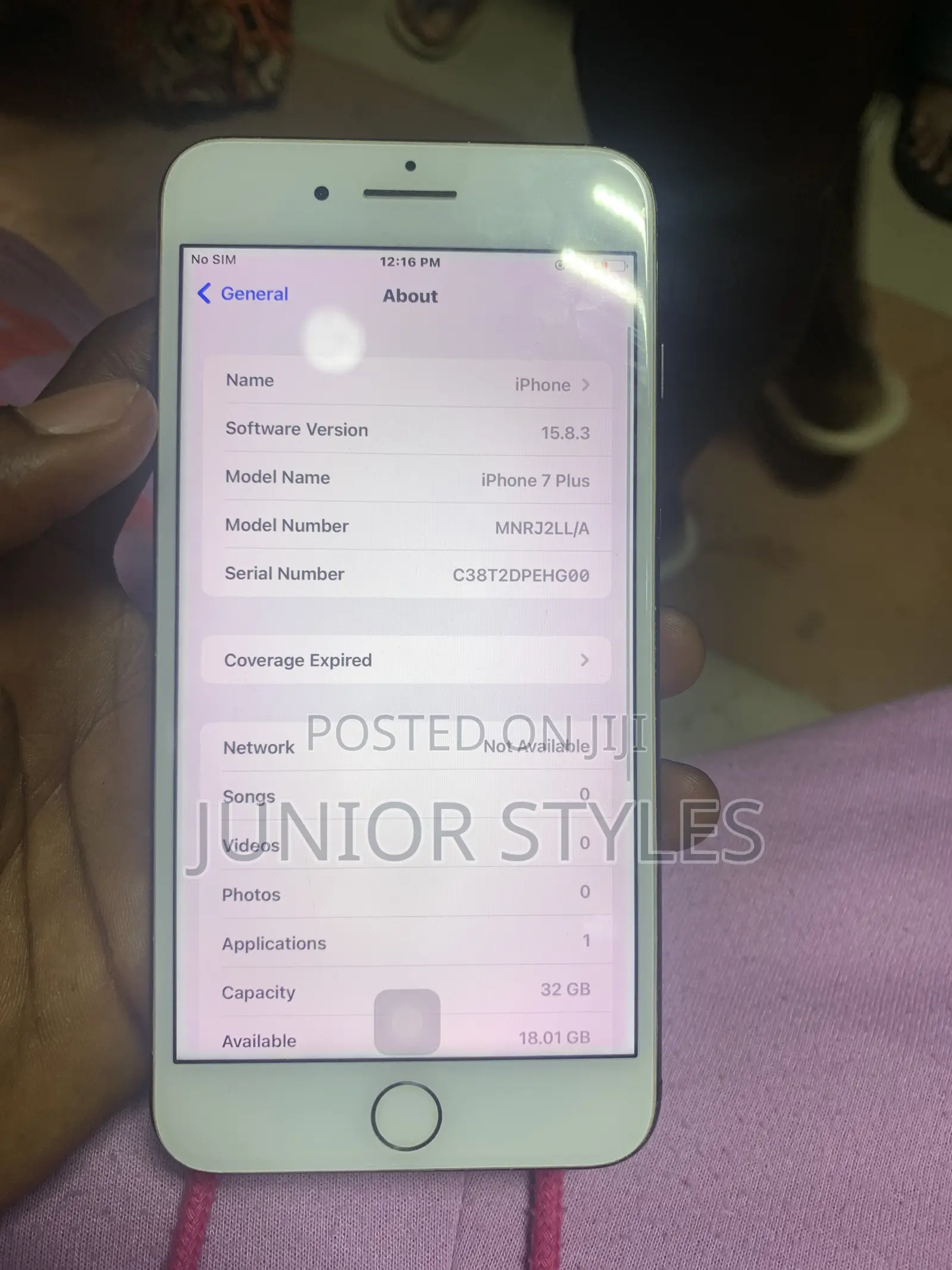 Apple iPhone 7 Plus 32 GB Black