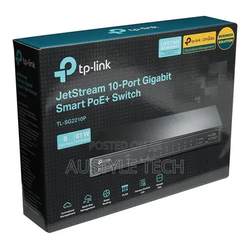 TP-Link Jetstream 10 Port Gigabit Smart Poe+ Switch