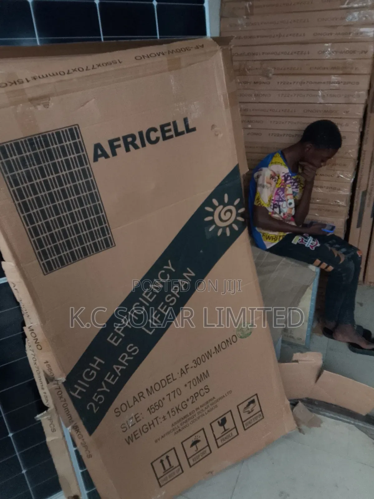 300watts Africell Solar Panel