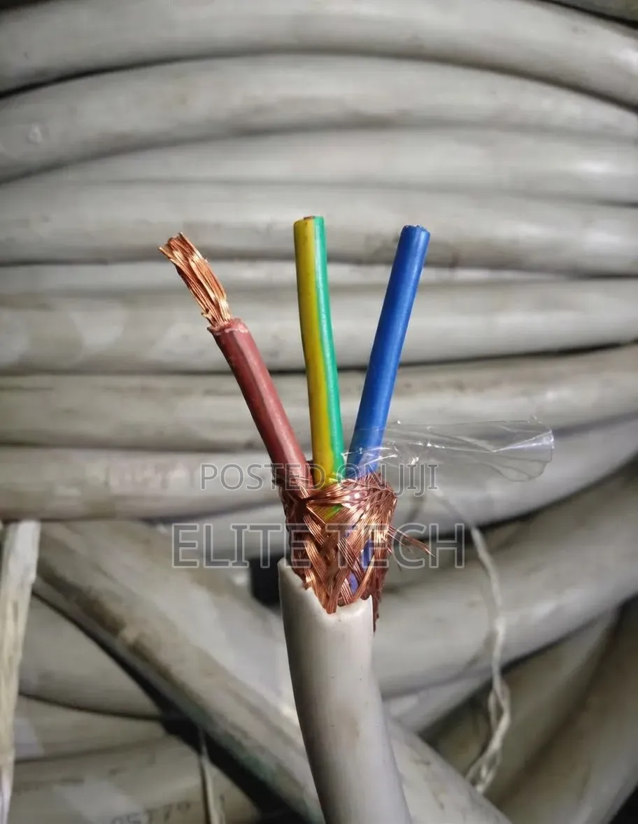 2.5mm 3C Flexible Shielded/Screened Cable (High Grade)